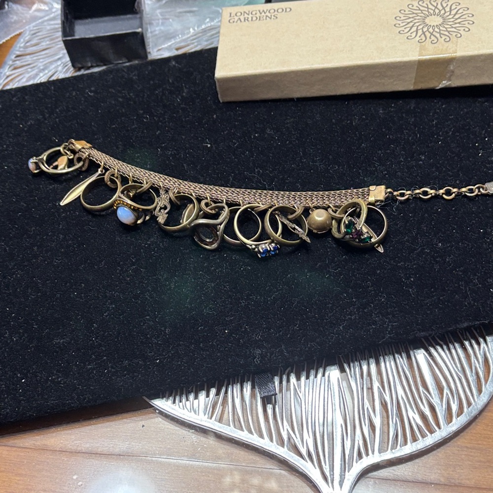 Vintage Ring Charm Bracelet from the Jan Michaels collection
